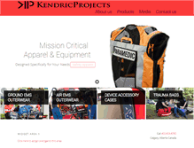 Tablet Screenshot of kendricprojects.com